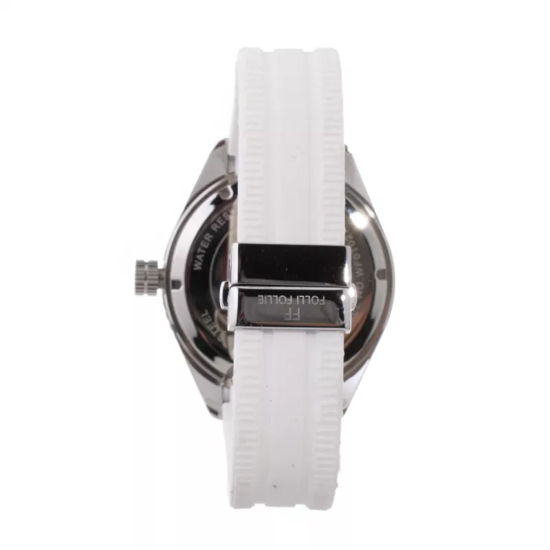 FOLLI FOLLIE Heart4Heart Damen-Quarzuhr WF0T027ZDO 45mm Weißes Leder