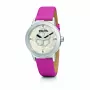 Folli Follie Heart4Heart Damenuhr WF13T040SPW 32mm Roségold Edelstahl und weißes Leder