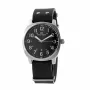 FOLLI FOLLIE MAN WF14T001SDNN 42mm Analog-Quarzuhr Schwarzes Leder