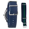 Folli Follie Herrenuhr WT14T0015DV 40mm Edelstahl Quarz Analog Schwarzes Zifferblatt Lederarmband