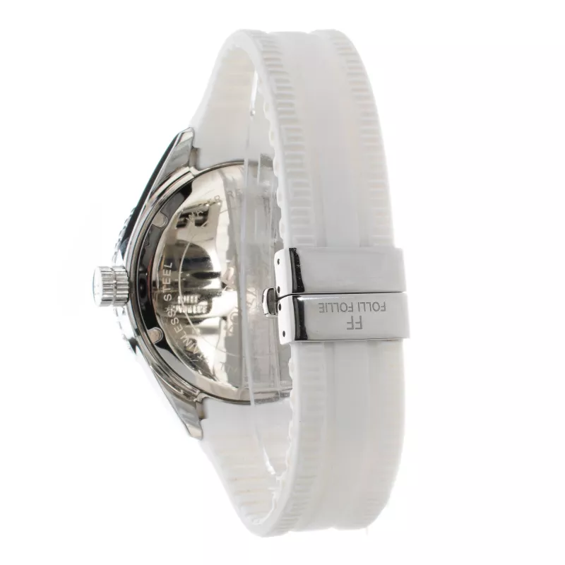 FOLLI FOLLIE Damenuhr WF0T027ZDL 42mm Weißes Leder