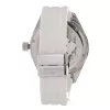 FOLLI FOLLIE Damenuhr WF0T027ZDP 45mm Edelstahl Quarz Weißes Zifferblatt Schwarzes Leder