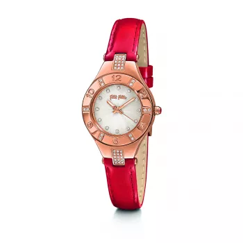 FOLLI FOLLIE Damenuhr WF14B004SSR (27mm) - Dynasty Kollektion - Roségold Edelstahl