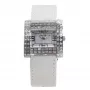 FOLLI FOLLIE Damenuhr WF7A007SPS (35mm) - Edelstahlgehäuse, rosa Lederarmband, Quarzwerk