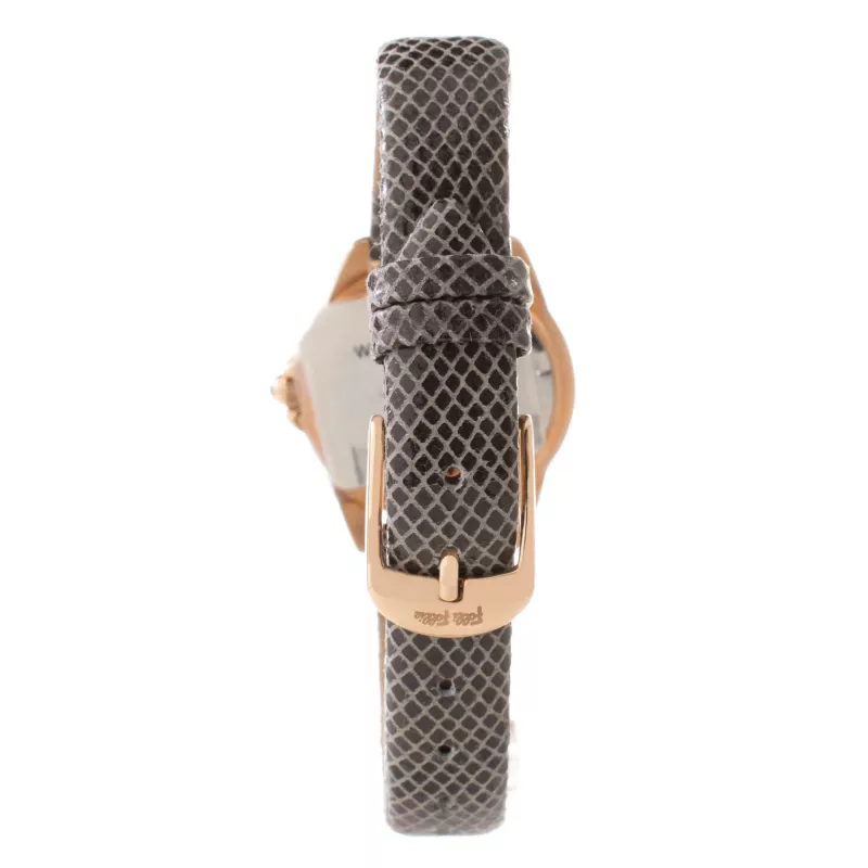 Folli Follie Woman WF1B006STM 30mm Quarz-Analog-Armbanduhr mit weißem Lederarmband