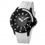Folli Follie Woman WF1Y002ZDW 42mm Quarz Analog Uhr Weißes Lederarmband