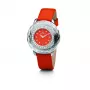 Folli Follie Damen Quarz Analog Uhr WF0A046SSO 32mm Edelstahl Silber