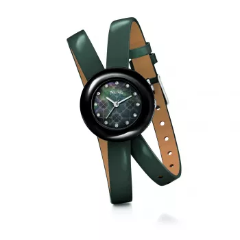 Folli Follie Damen Quarz Analog Uhr WF13F029SSD 28mm Silber Edelstahl