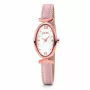 Folli Follie Damen Quarz Analoguhr WF16R031SSS - Roségold-Ton Edelstahl, Weißes Zifferblatt, 34 mm