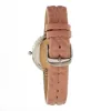 FOLLI FOLLIE Damenuhr WF13A032SPRDF 32mm Roségold Edelstahlgehäuse Weißes Zifferblatt Pinkes Lederarmband Quarz Analog