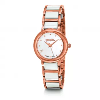 FOLLI FOLLIE Damenuhr WF15R011BSW (28mm) - Donatella Collection Edelstahl