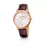 Folli Follie Damenuhr WF15R033SPW 35mm Roségold Edelstahl Weißes Leder
