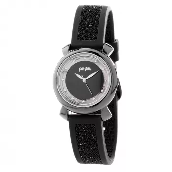 FOLLI FOLLIE Damenuhr WF15T013ZSA Santorini Flower 28mm Roségold-Ton Edelstahl Weißes Leder