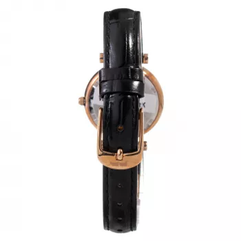 FOLLI FOLLIE Damenuhr WF16R022SSK 28mm Roségoldfarbenes Edelstahl- und Keramik-Quarz-Analog