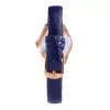 Folli Follie Damenuhr WF1B006STA 36mm Edelstahl Quarz Analog Silbernes Zifferblatt Schwarzes Lederarmband