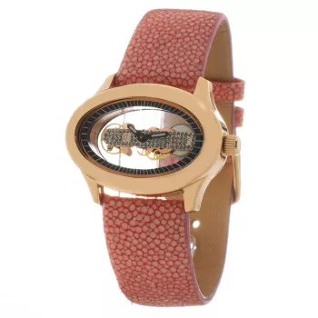 FOLLI FOLLIE Damenuhr WF1R016SSK 40mm Edelstahl Quarz Analog Weißes Zifferblatt Silbernes Armband