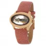 FOLLI FOLLIE Damenuhr WF1R016SSK 40mm Edelstahl Quarz Analog Weißes Zifferblatt Silbernes Armband