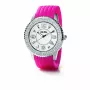 Folli Follie Damenuhr WF5T045ZTR 38mm Roségold Edelstahl Rotes Leder