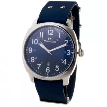 FOLLI FOLLIE Damenuhr WT14T001SDA 40mm Roségold Edelstahl Weißes Leder