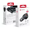 Forcell Carbon CC50-1A1C 38W Auto-Ladegerät USB-C PD 3.0 + USB-A QC 3.0 Schwarz