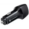 Forcell Carbon CC50-1A1C 38W Auto-Ladegerät USB-C PD 3.0 + USB-A QC 3.0 Schwarz