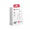 Forcell F-Audio HR-ME25 Lightning In-Ear-Kopfhörer mit Mikrofon und Fernbedienung, Weiß