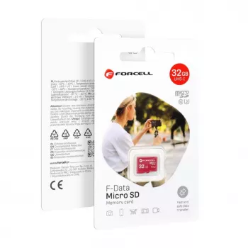 Forcell F-DATA 32GB microSDHC UHS-I U3 Class 10 Speicherkarte