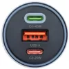 Forcell F-Energy 65 Auto-Ladegerät 65W, 2x USB-C (PD 3.0) & 1x USB-A (QC 4.0), Grau