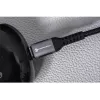 Forcell F-Energy Cafule USB-C auf USB-C Kabel 0,5 m 240 W 5A PD QC 4.0 Geflochten Schwarz