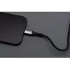 Forcell F-Energy Cafule USB-C auf USB-C Kabel 2 m 240 W PD 5A QC 4.0 Geflochten Schwarz