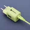 Forcell F-Energy GaN III VT-41 33 W GaN-Wandladegerät, 1x USB-C PD 3.0/PPS & 1x USB-A QC 4.0, Grün