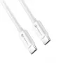 Forcell F-Energy USB-C auf USB-C Kabel QC4.0 PD 5A 100W 3m Weiß C339