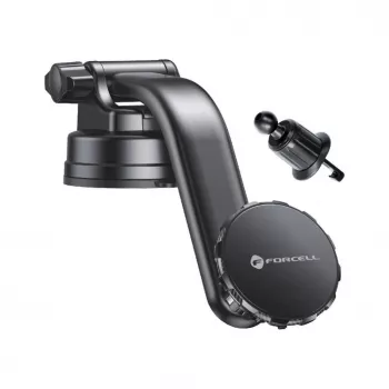 Forcell F-Grip MagLuxe Magnetischer Auto-Handyhalter – Windschutzscheibe, Armaturenbrett, Lüftung – Schwarz