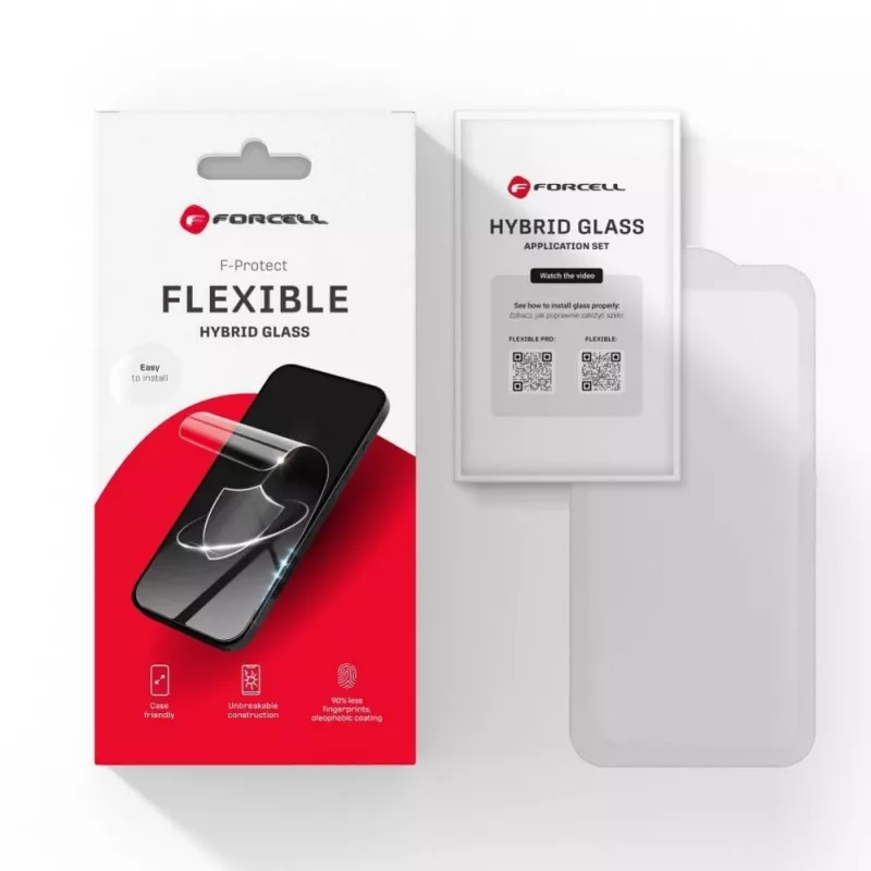 Forcell Hybrid Glass Screen Protector für Samsung Galaxy S24 Ultra - Flexibles Nanoglas