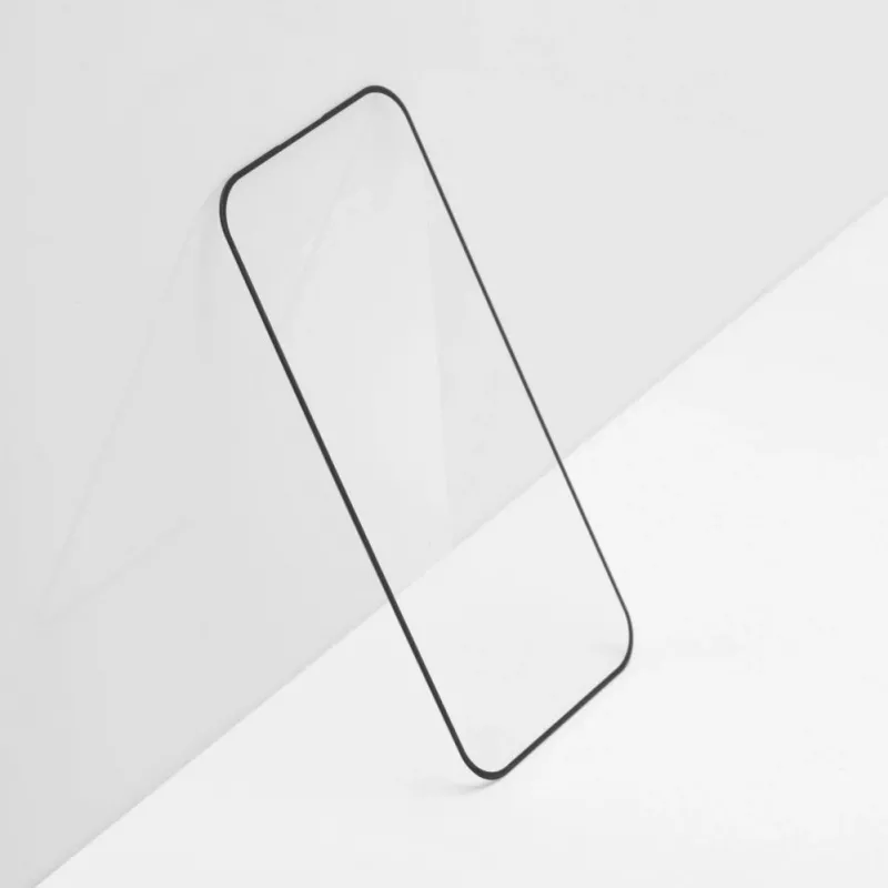 Forcell Ultra Clear Glass Tempered Glass Screen Protector für Xiaomi Redmi 14C, schwarzer Rahmen