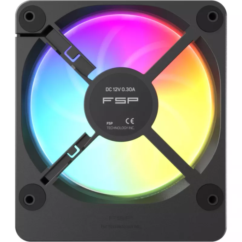 Fortron ZENFAN 120 Black 120 mm Gehäuselüfter