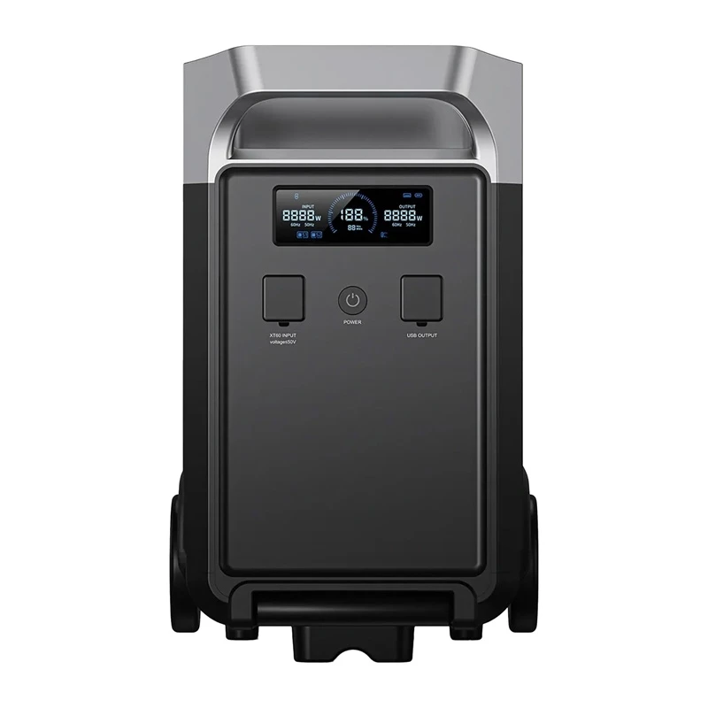 FOSSIBOT FB3840 3840Wh LiFePO4 Tragbare Powerstation 2200W Reine Sinuswelle AC-Ausgang, Solarbereit, Erweiterbarer Akku
