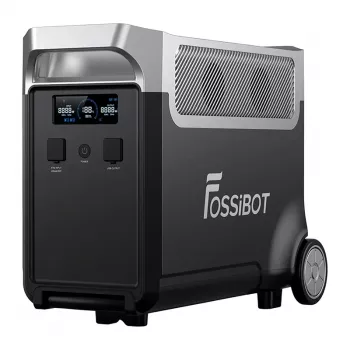 FOSSIBOT FB3840 3840Wh LiFePO4 Tragbare Powerstation 2200W Reine Sinuswelle AC-Ausgang, Solarbereit, Erweiterbarer Akku