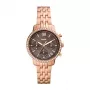 Fossil Carlie Mini Damen Quarzuhr ES5218 36mm Roségold-Ton Edelstahl
