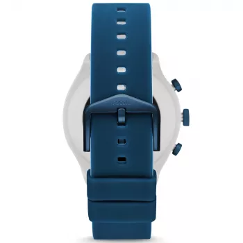 Fossil FTW4036 Gen 5 Smartwatch 44mm Edelstahl Silikonarmband Wear OS