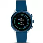 Fossil FTW4036 Gen 5 Smartwatch 44mm Edelstahl Silikonarmband Wear OS