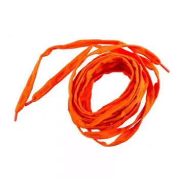 FR - LACES Orange - 120cm flache gewebte Polyester-Schnürsenkel