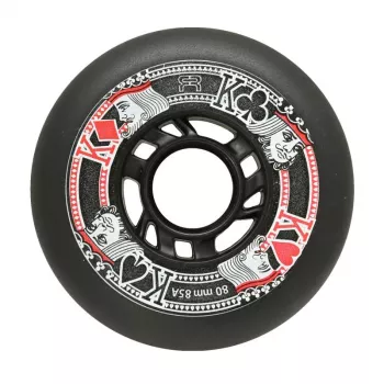 FR - ROUE STREET KINGS WHEELS 76mm Weiß Pink