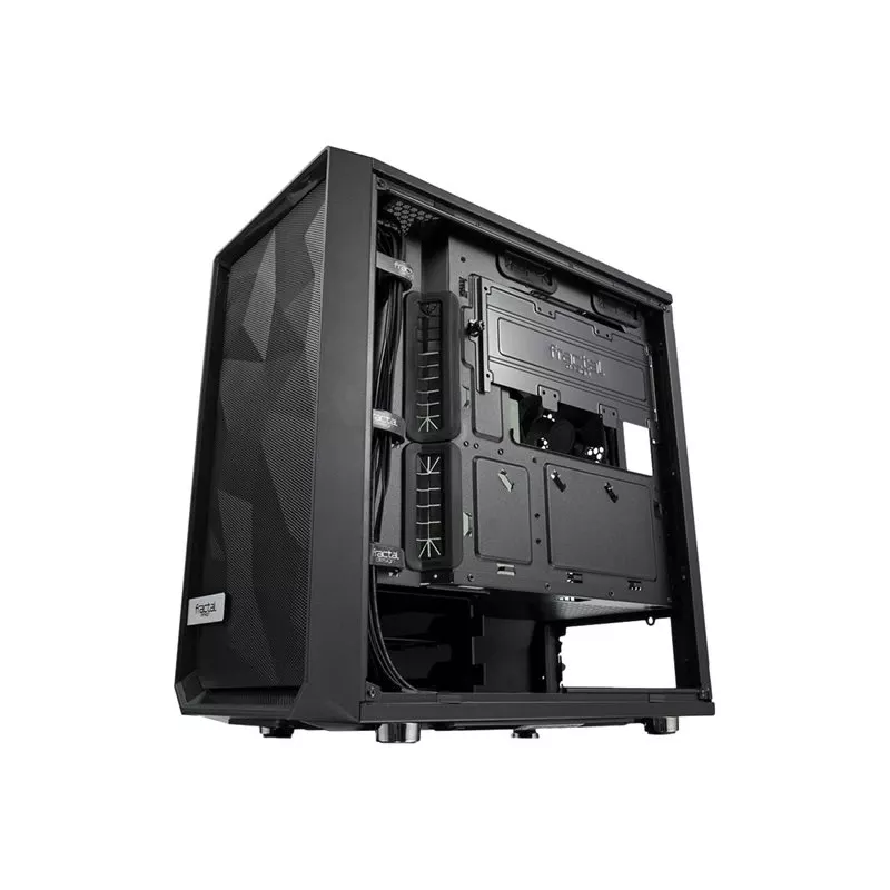 Fractal Design Meshify C Mini Dark TG Micro ATX Tower mit gehärtetem Glasfenster