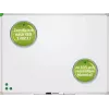 Franken u-act!line Magnetisches Whiteboard 400 x 300 mm, lackierter Stahl, silberner eloxierter Aluminiumrahmen, wandmontierbar, inklusive Stiftablage SC913040