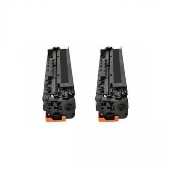 Freecolor Toner Canon CC530AD (2662B002) 2x Schwarz 3500 Seiten Wiederaufbereitet