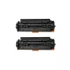 Freecolor Toner Canon CC530AD (2662B002) 2x Schwarz 3500 Seiten Wiederaufbereitet