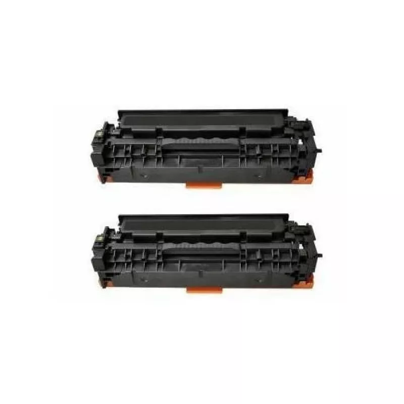 Freecolor Toner Canon CC530AD (2662B002) 2x Schwarz 3500 Seiten Wiederaufbereitet