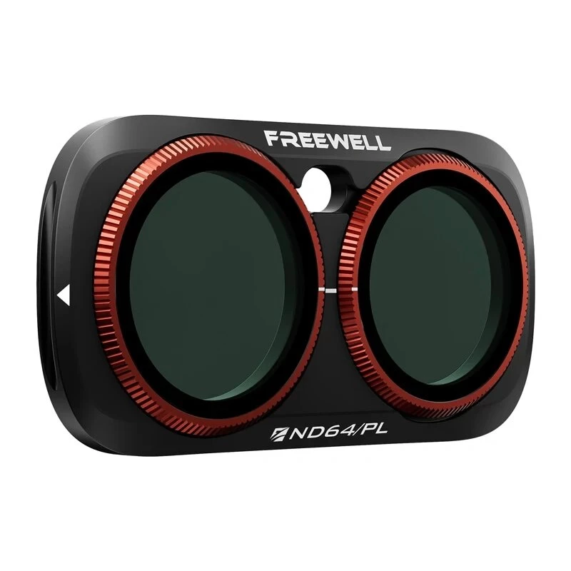 Freewell ND64/PL Hybrid Filter für Insta360 GO 3 – 6-Stufen-Lichtreduzierung, Polarisator, Magnetische Halterung, Deutsches Optikglas, Mehrfachvergütet, Aluminiumrahmen