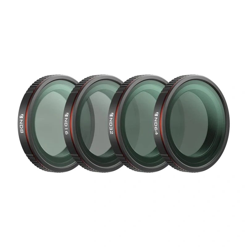 Freewell Standard Day Filter Set für DJI Osmo Pocket 3 – 4 Stk. ND8/ND16/ND32/ND64